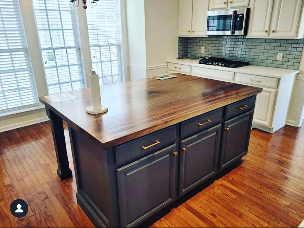 Custom Black Walnut Butcher Block Counter Tops