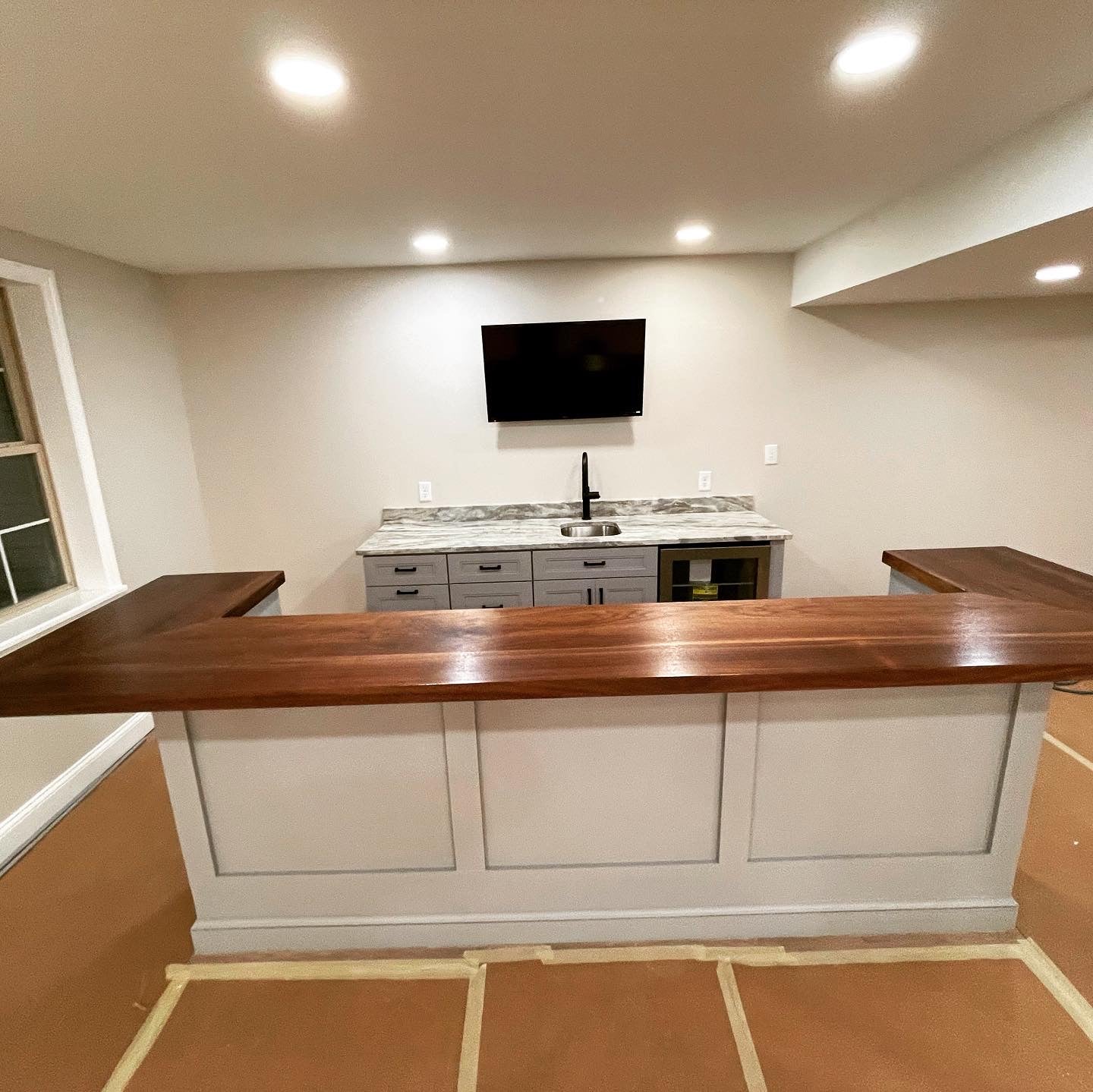 Custom Black Walnut Butcher Block Counter Tops
