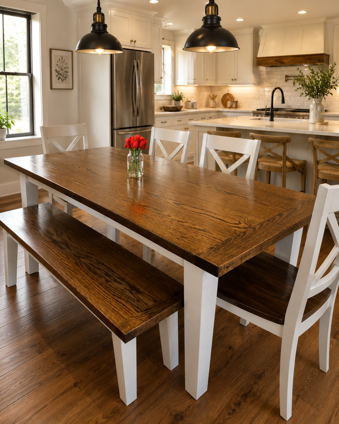 Amish Crafted Farmhouse Dining Tables