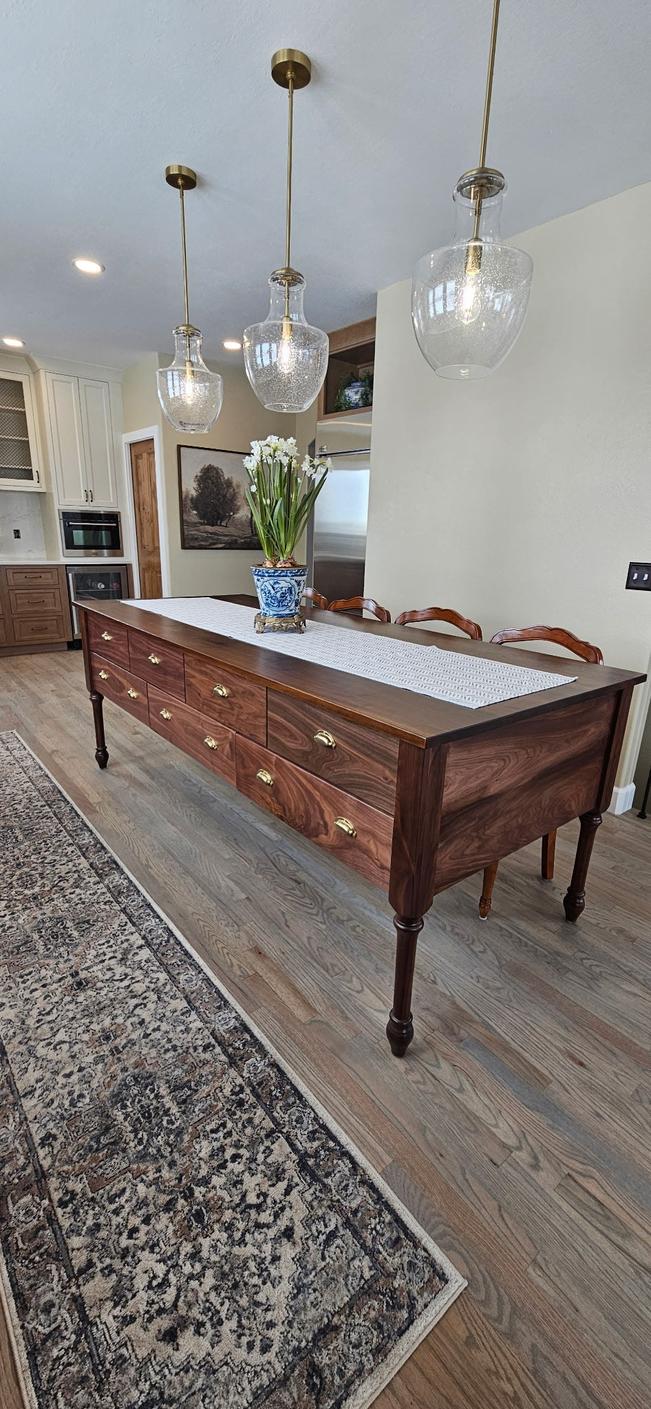 French Country Farmhouse Inspired Kitchen Islands