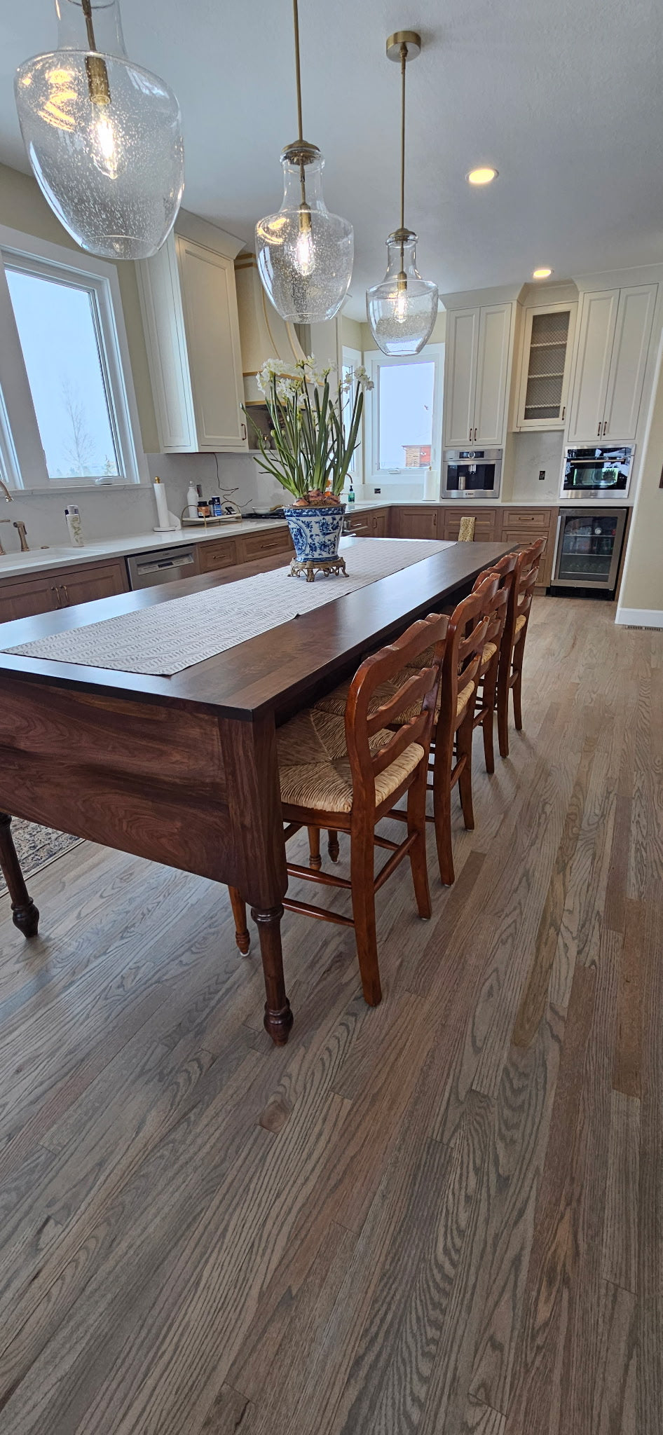 French Country Farmhouse Inspired Kitchen Islands