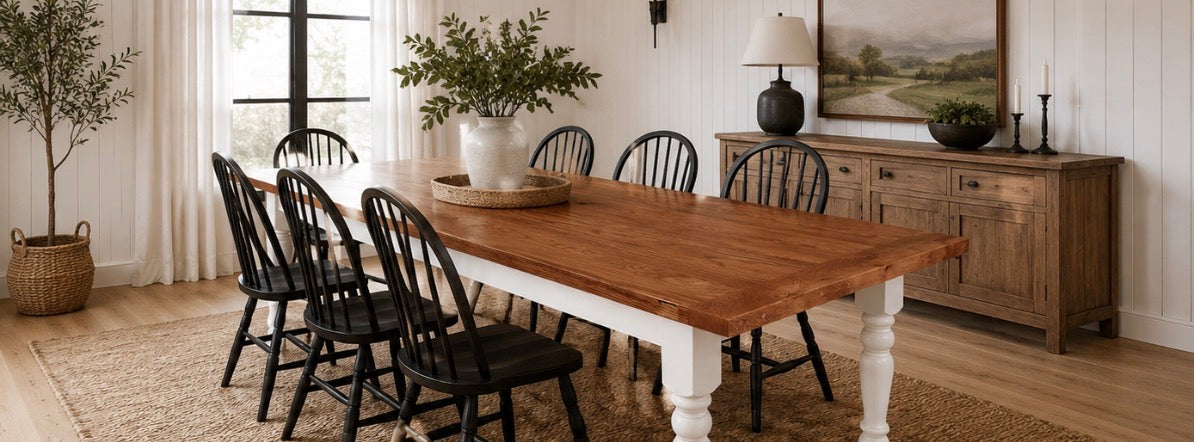 Amish Crafted Farmhouse Dining Tables