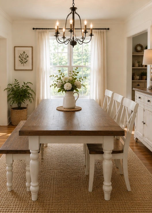 Amish Crafted Farmhouse Dining Tables