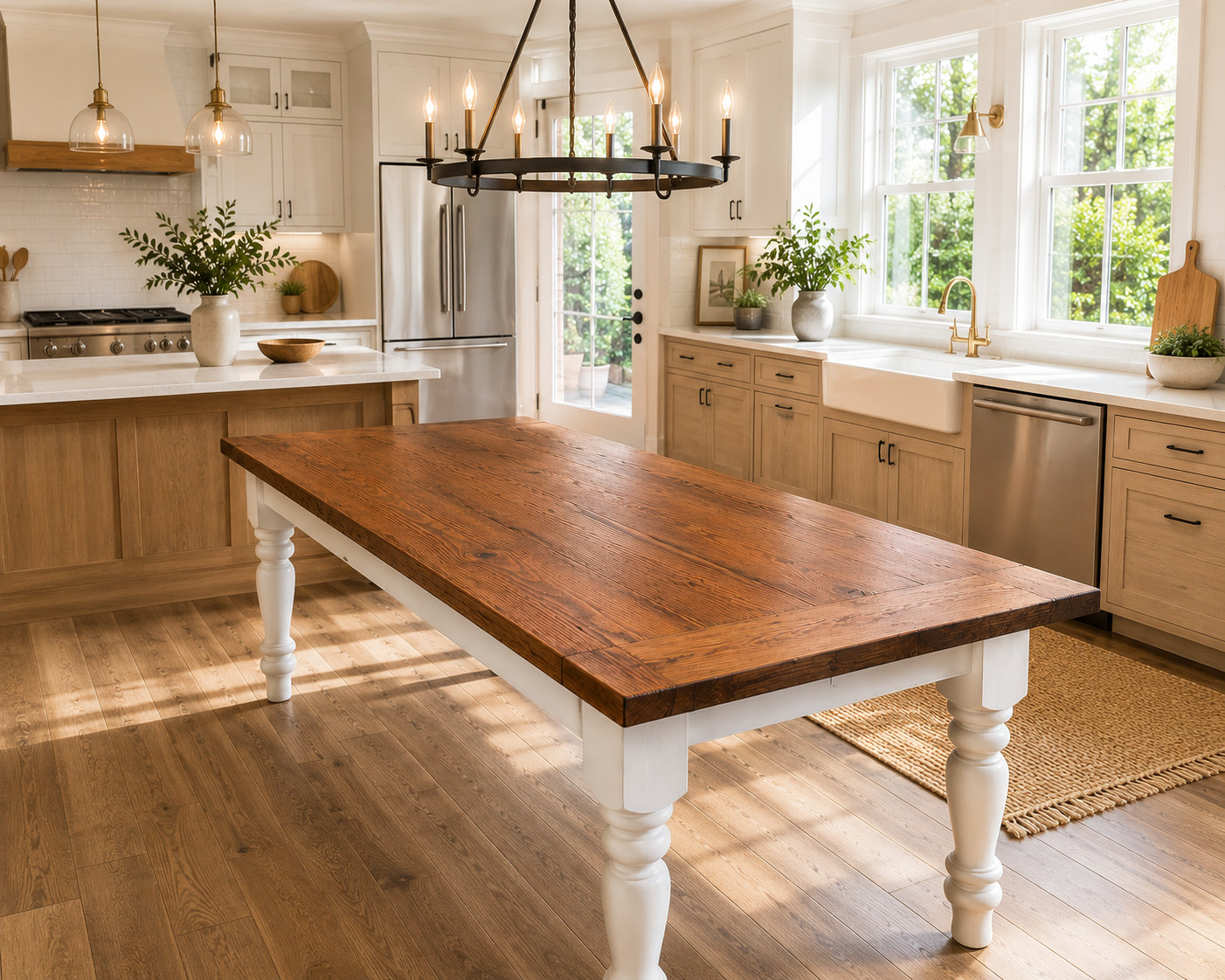Amish Crafted Farmhouse Dining Tables