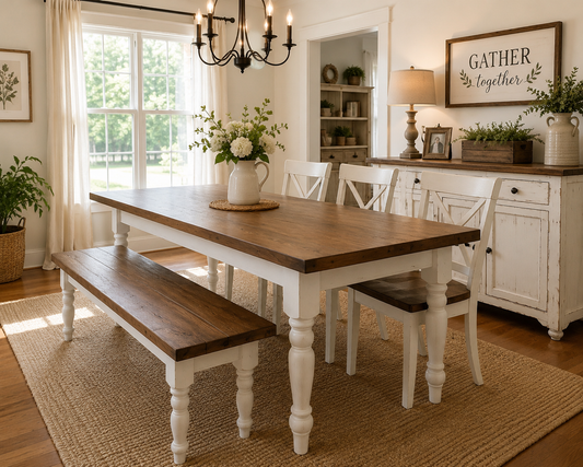 Amish Crafted Farmhouse Dining Tables