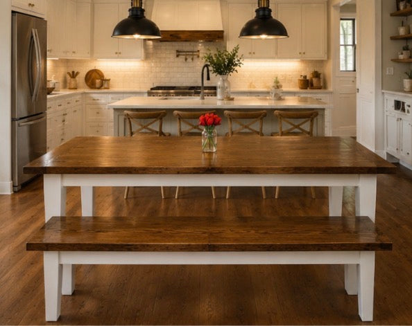 Amish Crafted Farmhouse Dining Tables