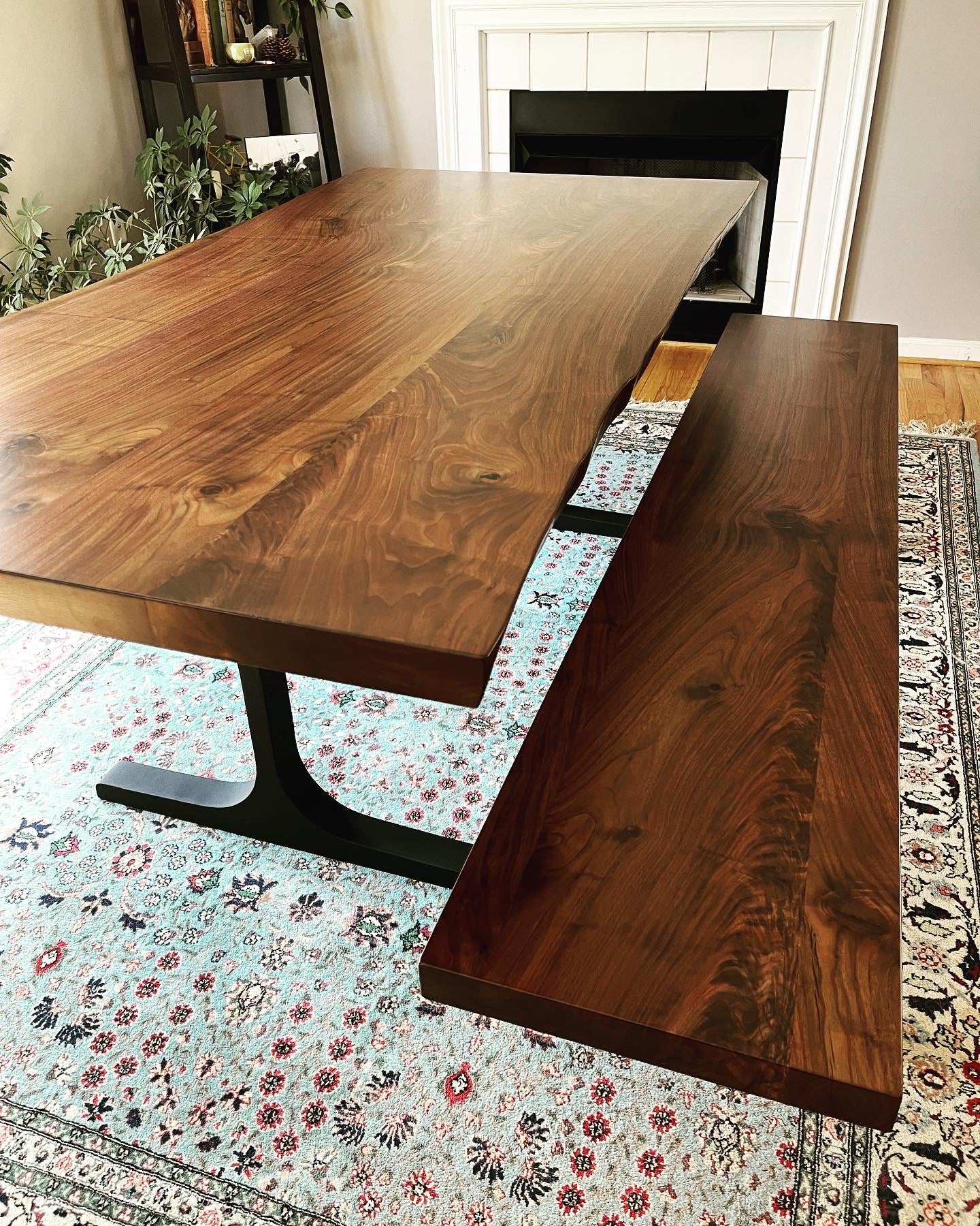 Live Edge Black Walnut Dining Table