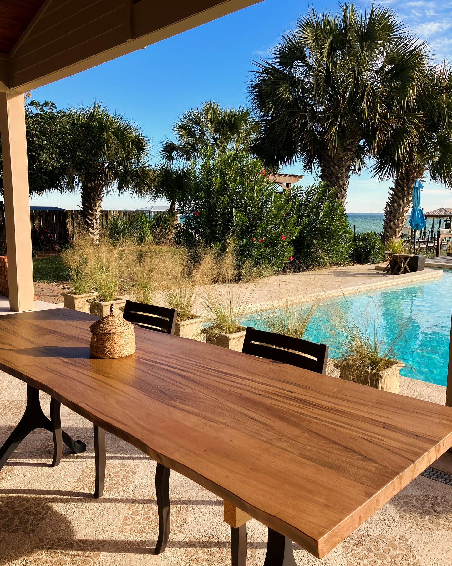 Live Edge Wormy Maple Table