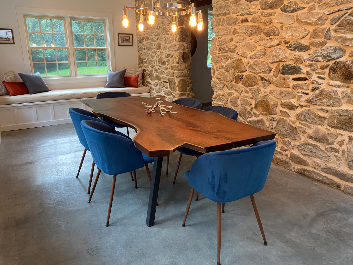 Live Edge Black Walnut Dining Table