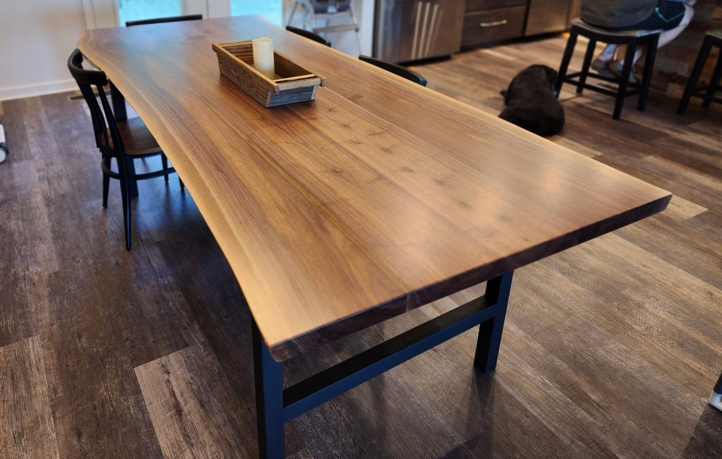 Live Edge Black Walnut Dining Table