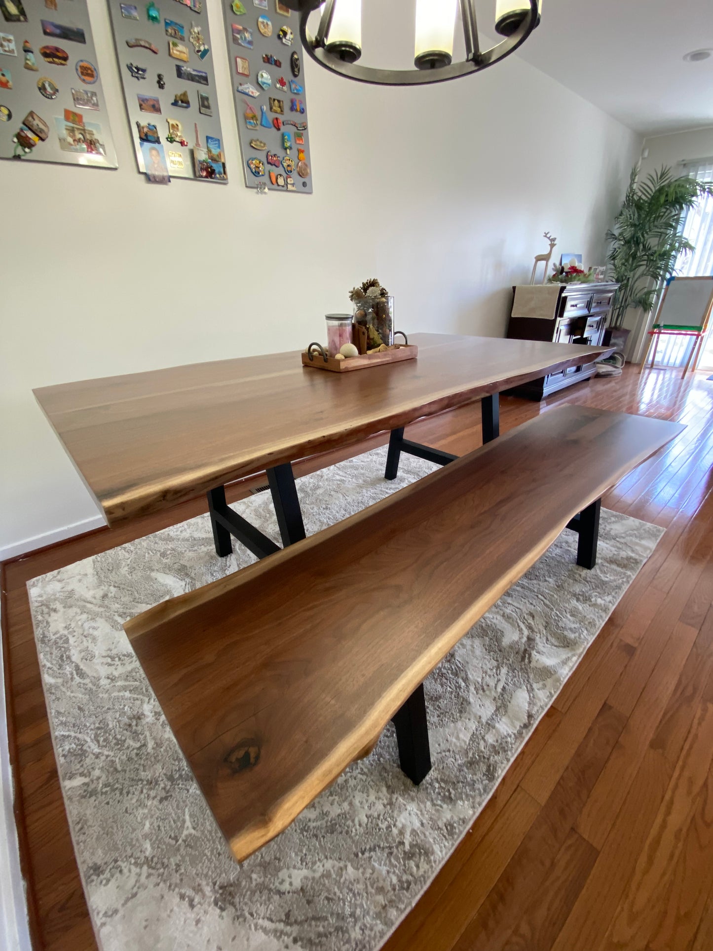 Live Edge Black Walnut Dining Table