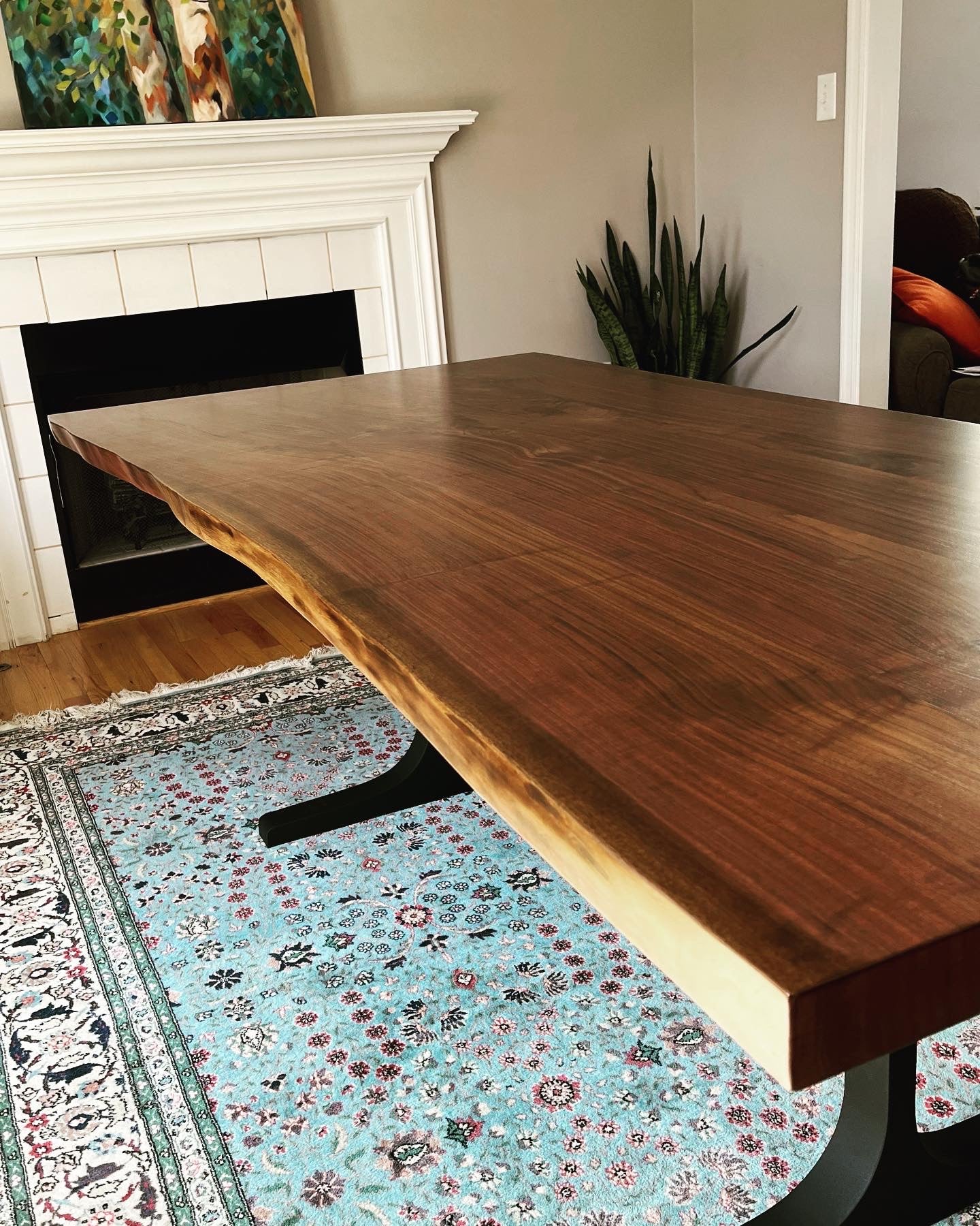 slab dining room table
