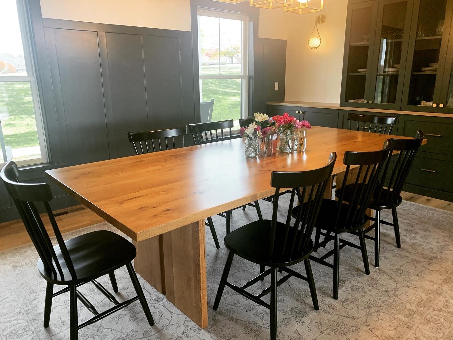 Modern farmhouse discount style dining table