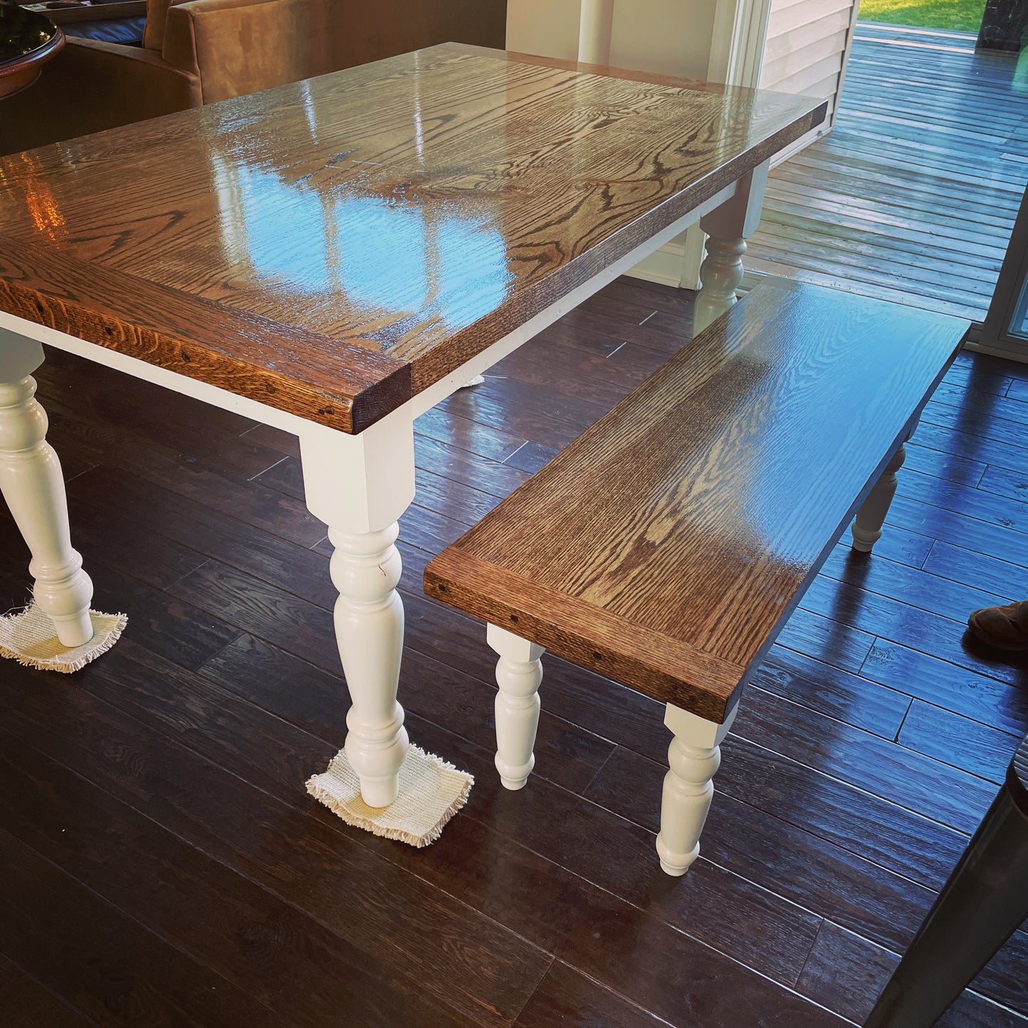 Farmhouse Kitchen Tables (Turned Legs)