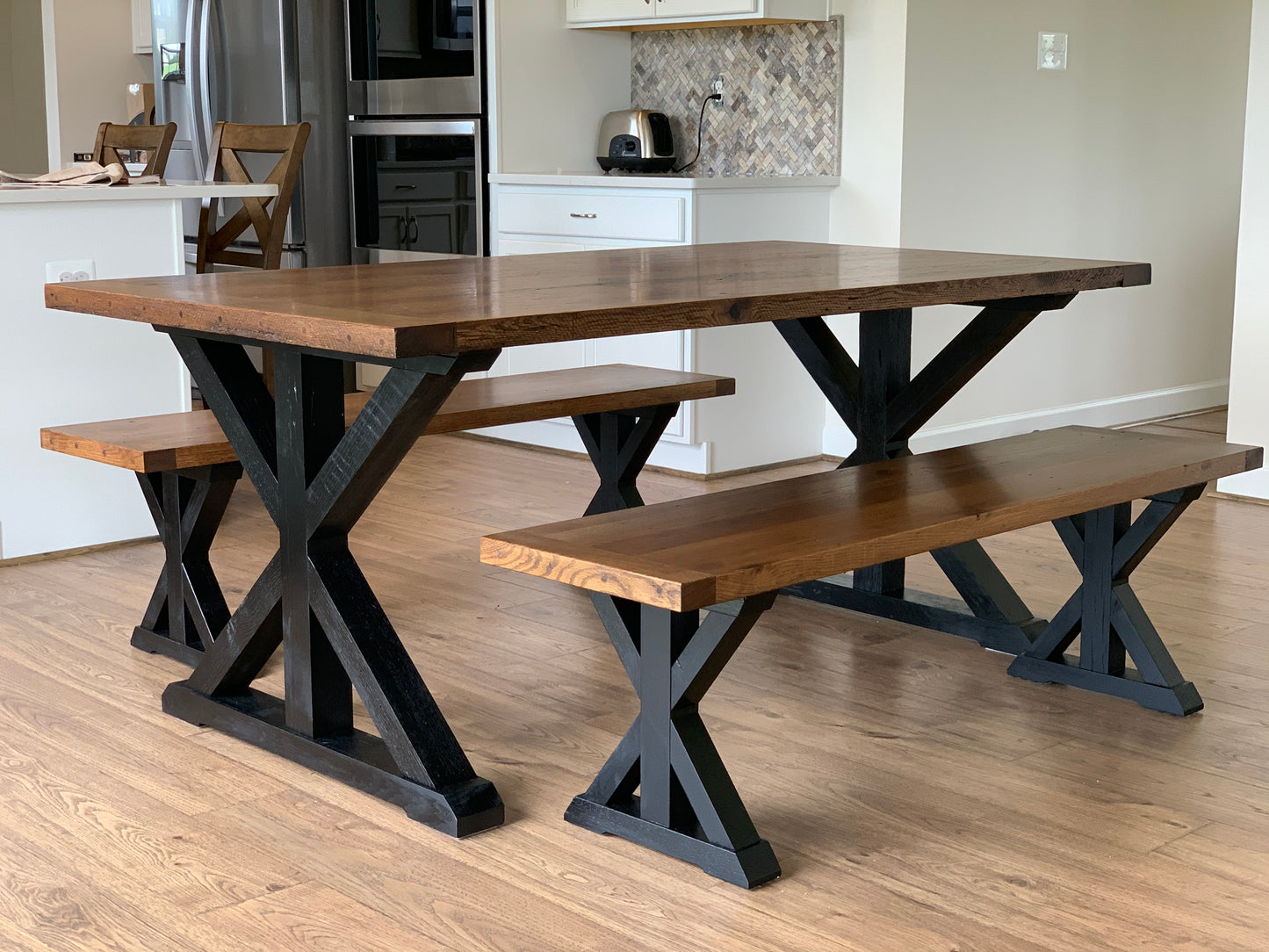 Farmhouse Table - Post X Trestle